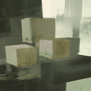 Sootmallow style, Midjourney V6.1: abstract 3D render