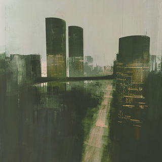 Sootmallow style, Midjourney V6.1: megacity with futuristic bioarchitecture
