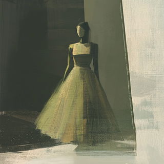 Sootmallow style, Midjourney V6.1: haute-couture fashion outfit