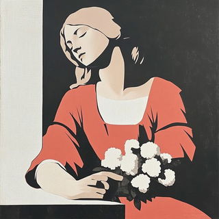 Chromotype style, Midjourney V6.1: classical 18th-century oil painting