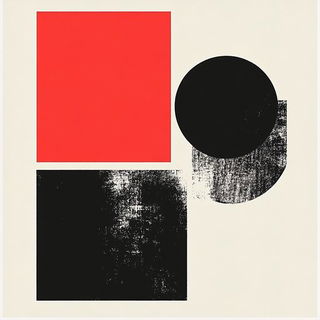 Chromotype style, Midjourney V6.1: typographic composition with large letters