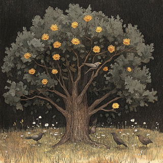 Ruinmontage style, Midjourney V6.1: traditional folk art