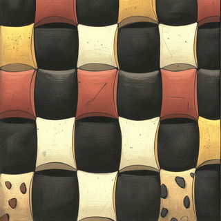 Ruinmontage style, Midjourney V6.1: creative pattern composition