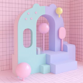 Cinnabartrace style, Midjourney V6.1: abstract 3D render