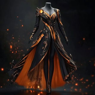 Stellacloister style, Midjourney V6.1: haute-couture fashion outfit