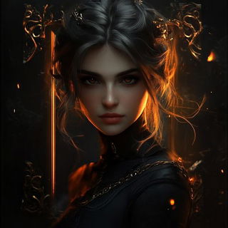 Stellacloister style, Midjourney V6.1: photographic portrait of female protagonist