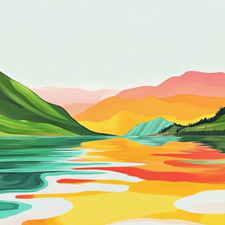 Busblossom style, Midjourney V6.1: realistic landscape photograph of quiet dawn