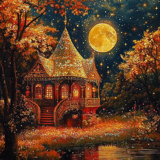 Colossopink style, Midjourney V6.1: retro fairy-tale illustration