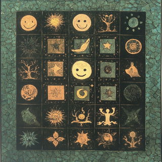 Ribbonscission style, Midjourney V6.1: traditional folk art