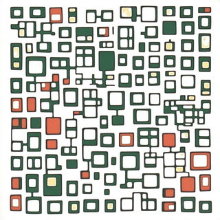 Ribbonscission style, Midjourney V6.1: creative pattern composition