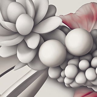 Vaporcrystalism style, Midjourney V6.1: abstract 3D render