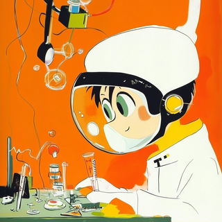 Orphic Silhouetteism style, Midjourney V6.1: editorial illustration for popular scientific magazine cover