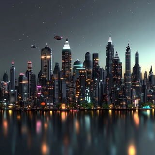 Selenomourn style, Midjourney V6.1: megacity with futuristic bioarchitecture