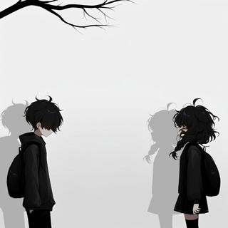 Selenomourn style, Midjourney V6.1: black-and-white manga comic strip