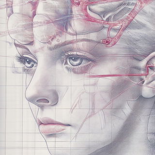 Tealarch style, Midjourney V6.1: editorial illustration for popular scientific magazine cover