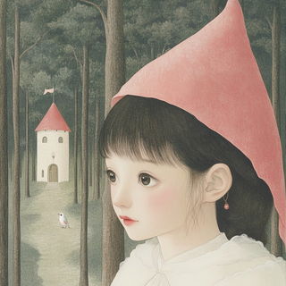 Arcoscreen Ornament style, Midjourney V6.1: retro fairy-tale illustration