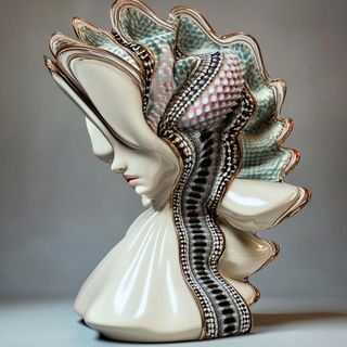 Cherryveil style, Midjourney V6.1: abstract 3D render