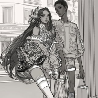 Cherryveil style, Midjourney V6.1: black-and-white manga comic strip
