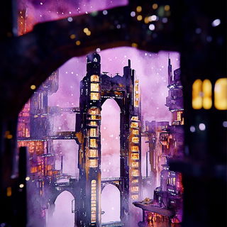 Hushwater style, Midjourney V6.1: cinematic shot from sci-fi movie
