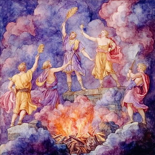 Hushwater style, Midjourney V6.1: classical 18th-century oil painting