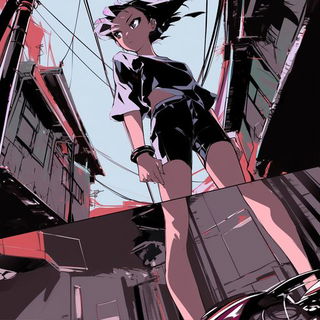 Grotesque Copperplate style, Midjourney V6.1: black-and-white manga comic strip