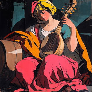 Grotesque Copperplate style, Midjourney V6.1: classical 18th-century oil painting