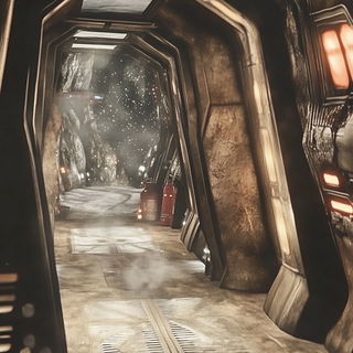 Archochromism style, Midjourney V6.1: cinematic shot from sci-fi movie