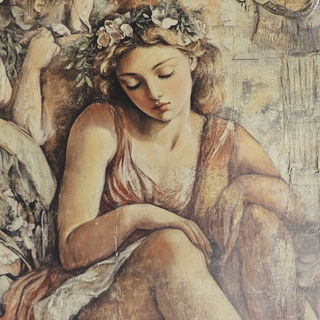 Archochromism style, Midjourney V6.1: classical 18th-century oil painting
