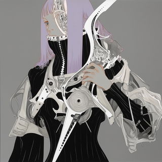 Gothicascade style, Midjourney V6.1: black-and-white manga comic strip