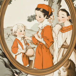 Drybrush Rangefinding style, Midjourney V6.1: classical 18th-century oil painting