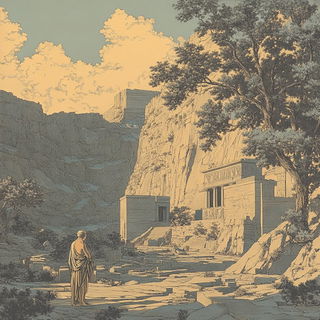 Glass Riddle style, Midjourney V6.1: classical 18th-century oil painting