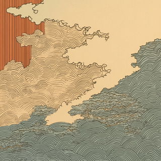 Glass Riddle style, Midjourney V6.1: creative pattern composition