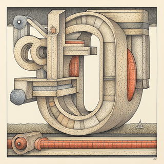 Galechromatic style, Midjourney V6.1: typographic composition with large letters