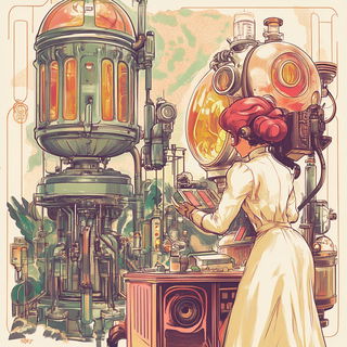 Tessera Mare style, Midjourney V6.1: editorial illustration for popular scientific magazine cover