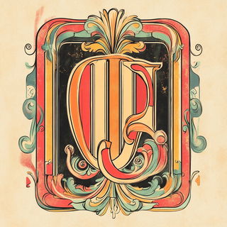 Tessera Mare style, Midjourney V6.1: typographic composition with large letters