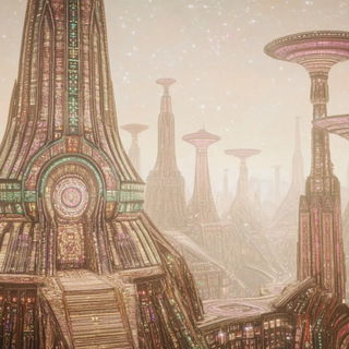 Inkhatch Meridian style, Midjourney V6.1: cinematic shot from sci-fi movie