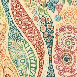 Inkhatch Meridian style, Midjourney V6.1: creative pattern composition