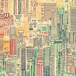 Inkhatch Meridian style, Midjourney V6.1: technical infrastructure blueprint schematics
