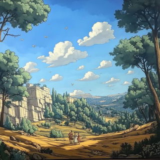 Chromatic Wetland Brocade style, Midjourney V6.1: classical 18th-century oil painting