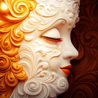 Celspiral style, Midjourney V6.1: abstract 3D render