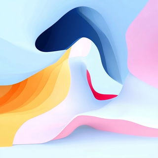 Paper Shrapnel style, Midjourney V6.1: abstract 3D render