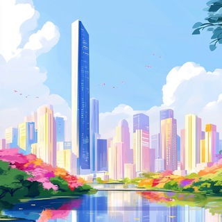 Paper Shrapnel style, Midjourney V6.1: megacity with futuristic bioarchitecture