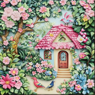 Kinetocut style, Midjourney V6.1: traditional folk art
