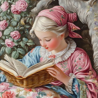 Kinetocut style, Midjourney V6.1: classical 18th-century oil painting