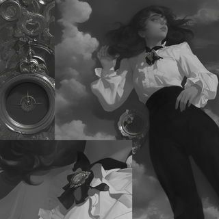 Ceramascape style, Midjourney V6.1: black-and-white manga comic strip