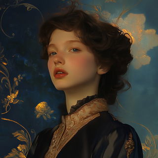 Ceramascape style, Midjourney V6.1: photographic portrait of female protagonist