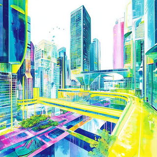 Cloudsteel style, Midjourney V6.1: megacity with futuristic bioarchitecture