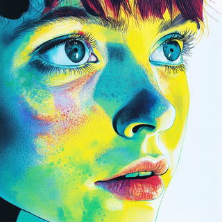 Cloudsteel style, Midjourney V6.1: photographic portrait of female protagonist