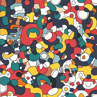 Tenonfire style, Midjourney V6.1: creative pattern composition