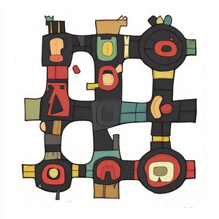 Tenonfire style, Midjourney V6.1: typographic composition with large letters